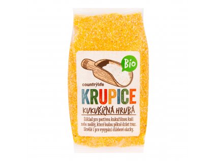 Krupica kukuričná hrubá 400 g BIO COUNTRY LIFE