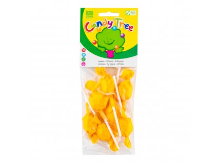 Lízátka s příchutí citronu bezlepková 7x10 g BIO CANDY TREE