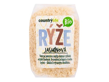 BIO Rýže jasmínová 500 g – COUNTRY LIFE