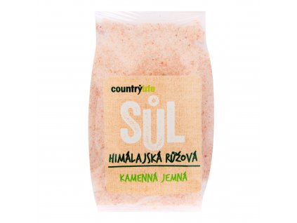 Sůl himálajská růžová jemná 500 g COUNTRY LIFE
