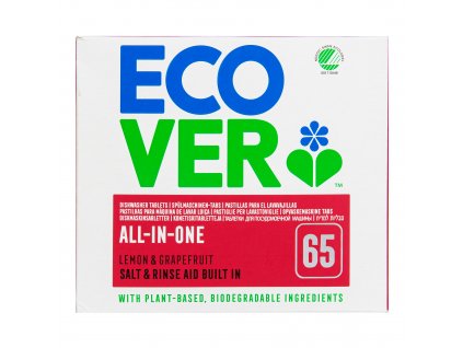 ECOVER tablety do umývačky All in One Nordic Swan 1,3 kg