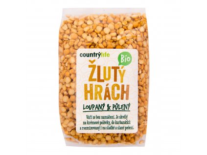 Hrách žlutý půlený 500 g BIO COUNTRY LIFE