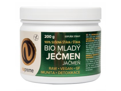 Mladý jačmeň 200 g BIO NUPREME