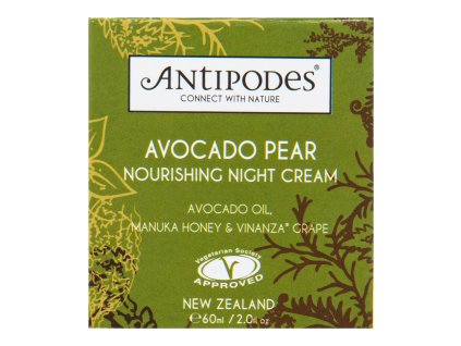 Nährende Nachtcreme AVOCADO BIRNE 60 ml ANTIPODES