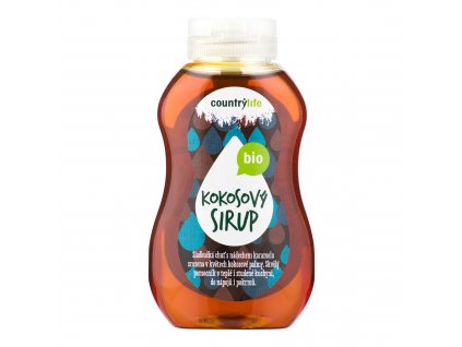 Sirup kokosový 250 ml/345 g BIO COUNTRY LIFE