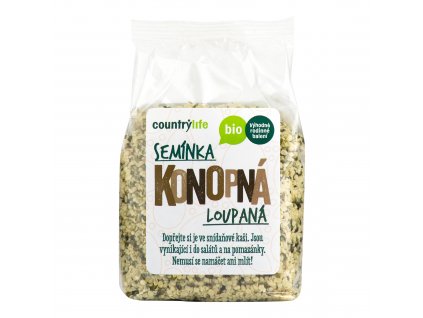 Konopná semínka loupaná 250 g BIO COUNTRY LIFE