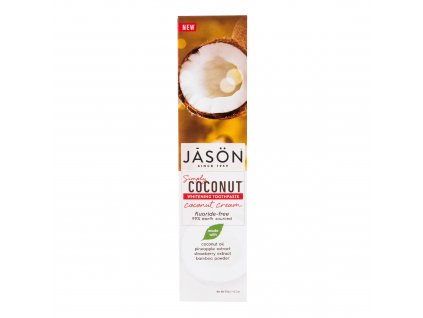 Zubní pasta simply coconut bělicí 119 g JASON