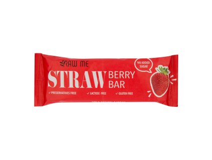 Eper ízű gyümölcsszelet 42 g RAW ME