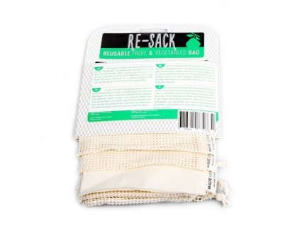Re-Sack 3pack - balíček sáčkov na ovocie, zeleninu a pečivo (3 ks)