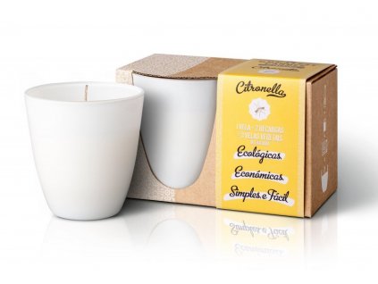 The Greatest Candle Set - 1x candle (130 g) + 2x refill - citronella