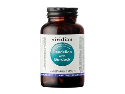 Dandelion with Burdock 60 capsules (Dandelion and Burdock)  + Sleva 3 % slevový kupón: EXTRA