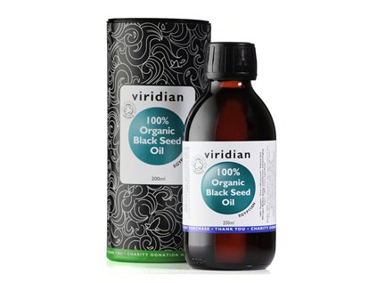 Black Seed Oil 200ml Organic (Bio olej z egyptského černého kmínu)  + Sleva 3 % slevový kupón: EXTRA