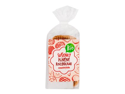 Raisin filled biscuits 200 g BIO COUNTRY LIFE