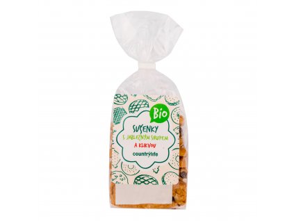 BIO Sušenky s jablečným sirupem a klikvou 175 g – COUNTRY LIFE