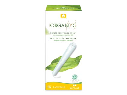 Tamponok applikátorral REGULAR 16 db ORGANYC