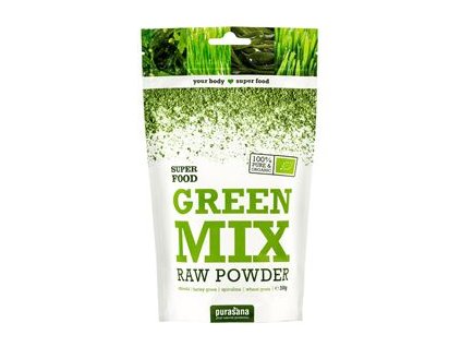 Green Mix Powder BIO 200g (Směs zelených antioxidantů)  + Sleva 3 % slevový kupón: EXTRA