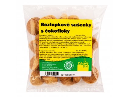 Sušenky s čokoládou bezlepkové 180 g MICHALÍK