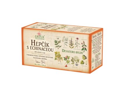 Grešík Hepčík tea 20x1,5g  + Při koupi 12 a více kusů 3% Sleva