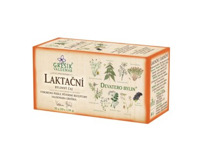 Ceai de lactație Grešík 20x1,5g  + Při koupi 12 a více kusů 3% Sleva