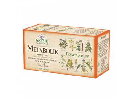 Grešík Metabolik čaj 20x1,5g  + Při koupi 12 a více kusů 3% Sleva