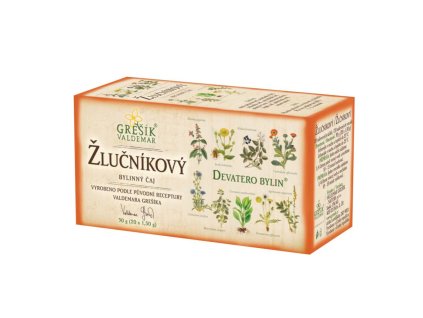 Grešík Herbatka na pęcherzyk żółciowy 20x1,5g  + Při koupi 12 a více kusů 3% Sleva