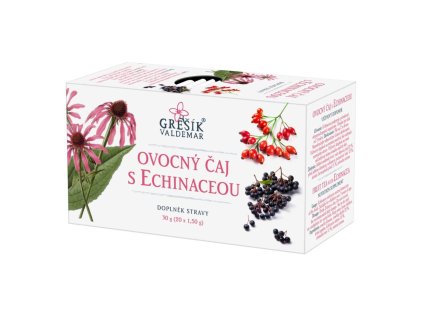 Grešík Herbatka owocowa z jeżówką 20x1,5g  + Při koupi 12 a více kusů 3% Sleva