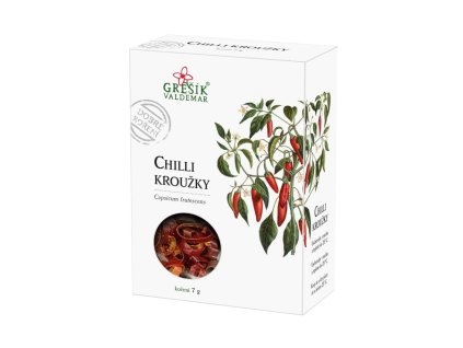 Grešík przyprawa chili krążki 7g + Při koupi 12 a více kusů 3% Sleva