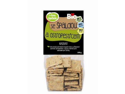 Krekry špaldové s Pestrecom BIO 100g