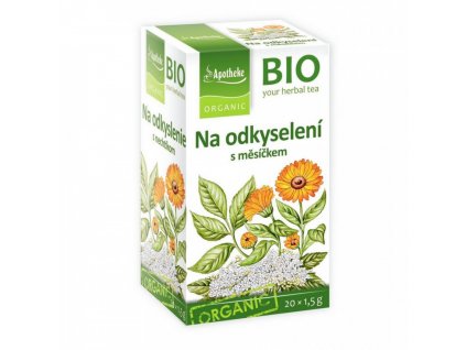 BIO Na odkyselení s měsíčkem čaj 20x1,5g  + Při koupi 12 a více kusů 3% Sleva