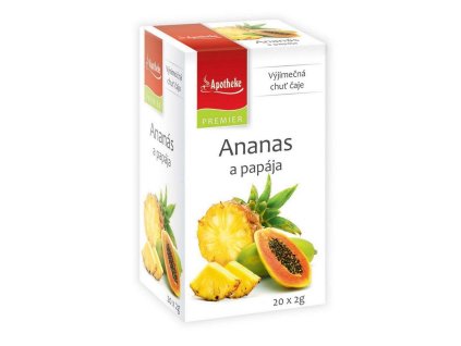 Apotheke PREMIER Ceai de ananas si papaya 20x2g  + Při koupi 12 a více kusů 3% Sleva