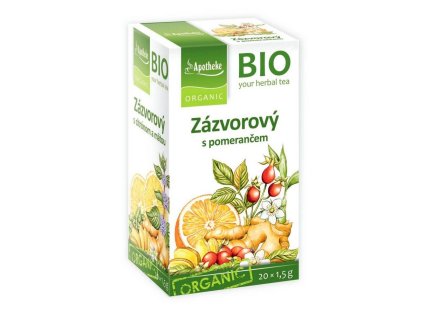 BIO Zázvorový čaj s pomarančom 20x1,5g