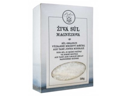 Živá magneziová sůl 500g  + Při koupi 12 a více kusů 3% Sleva