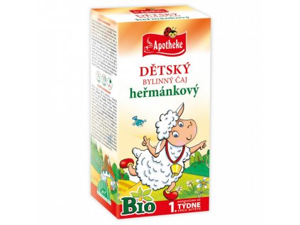 Apotheke DĚTSKÝ ČAJ BIO Heřmánkový 20x1g  + Při koupi 12 a více kusů 3% Sleva