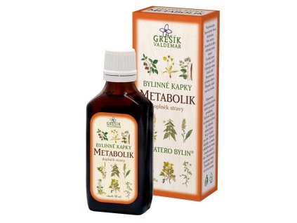 Grešík Metabolik cseppek 50ml  + Při koupi 12 a více kusů 3% Sleva