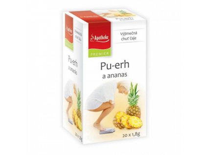 Apotheke PREMIER Pu-erh a ananas čaj 20x1,8g  + Při koupi 12 a více kusů 3% Sleva