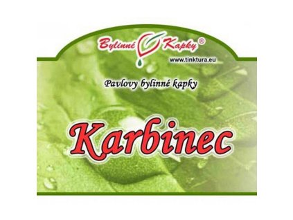 Herbal drops Karbinec 50ml