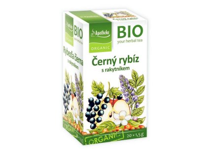 BIO Blackcurrant with sea buckthorn tea 20x1.5g
