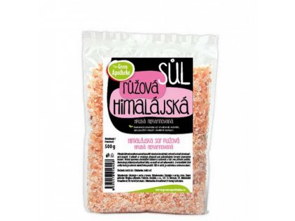 Sůl himálajská růžová hrubá 500g  + Při koupi 12 a více kusů 3% Sleva