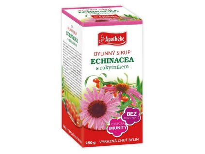 Apotheke HERBAL SYRUP Echinacea with sea buckthorn 250g