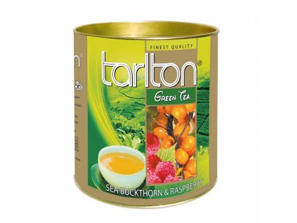 Tarlton zelený čaj MALINA,RAKYTNÍK 100g  + Při koupi 12 a více kusů 3% Sleva