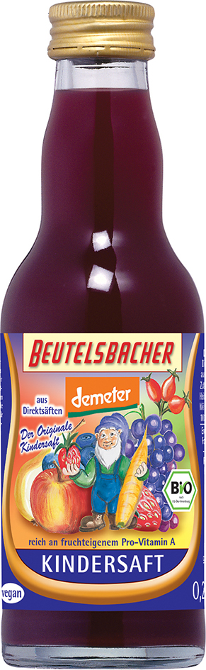 Bio KINDER šťáva 100% Beutelsbacher 0,2 l