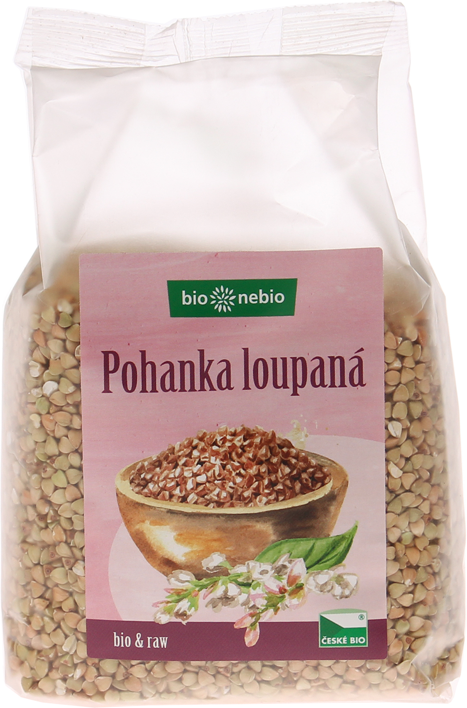 Bio pohanka loupaná ČESKÉ BIO 400 g