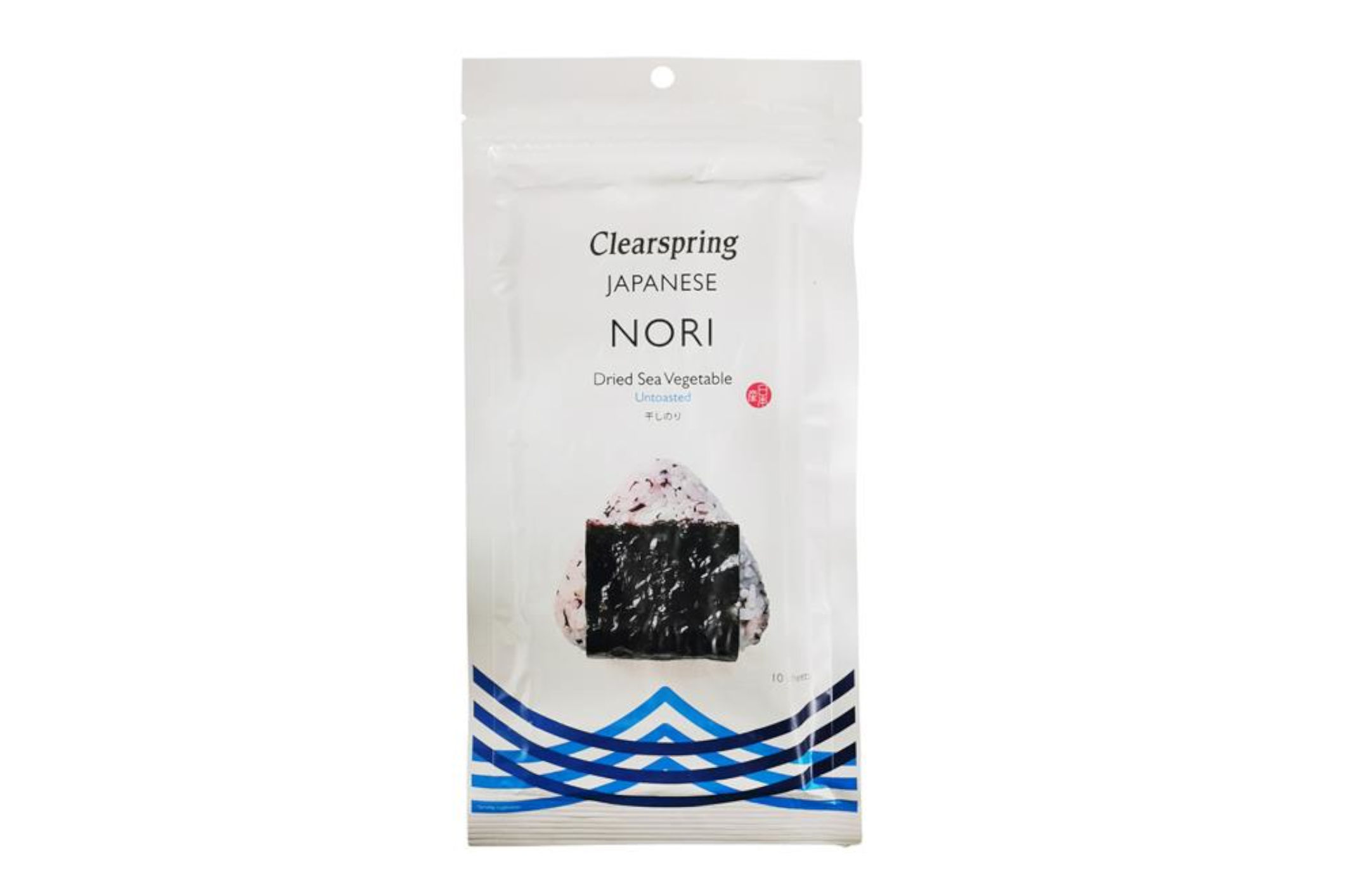 Mořské řasy Nori - plátky Clearspring 25g