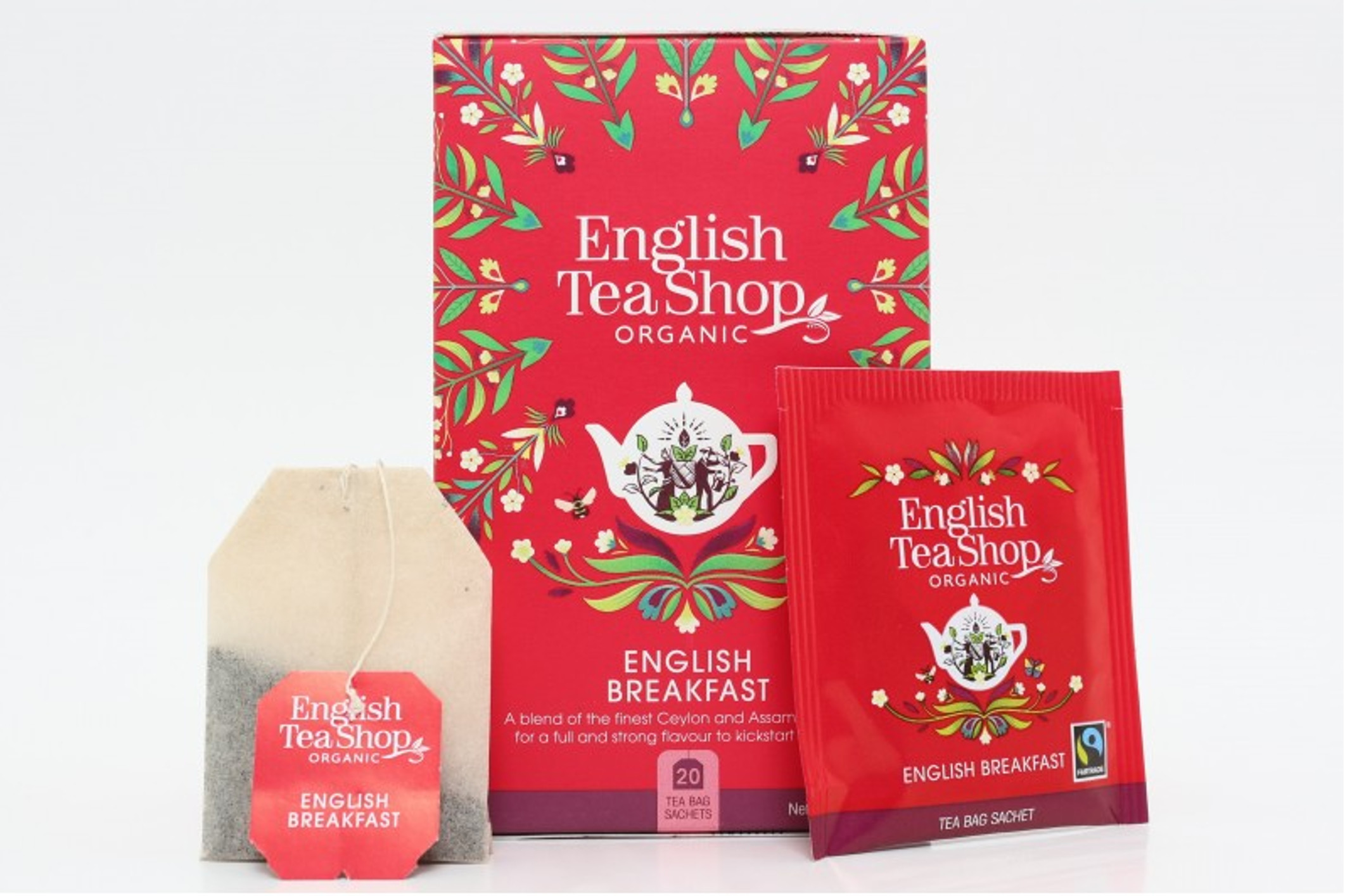 English Tea Shop Čaj černý BIO Breakfast 20 nálevkových sáčků 45g