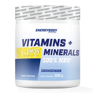 EnergyBody Vitamins + Minerals 300g lemon
