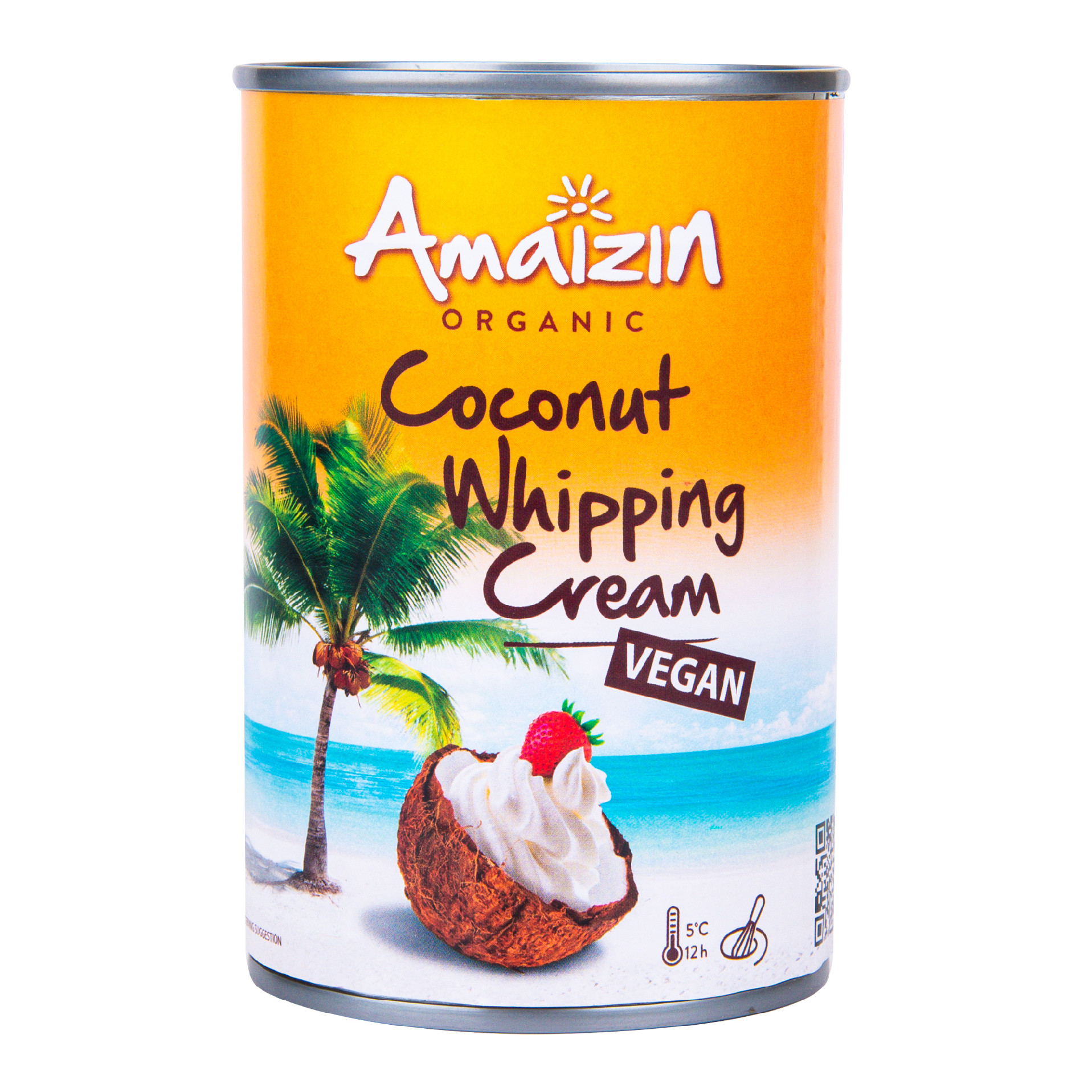 Coconut cream for whipping 30% fat 400 ml BIO AMAIZIN