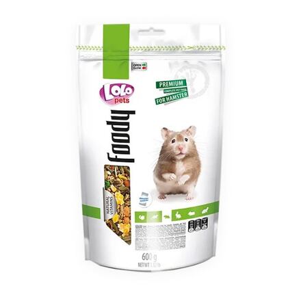 LOLO BASIC kompletní krmivo pro křečky 600 g Doypack