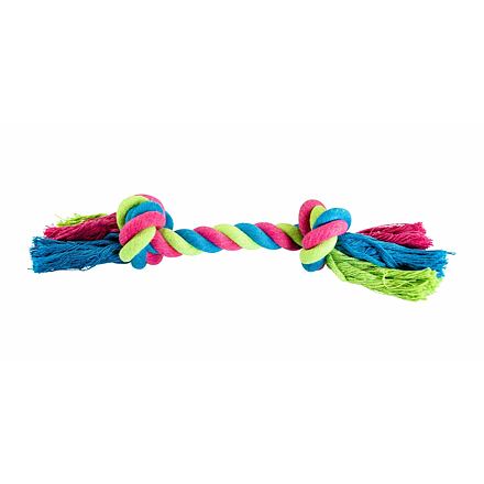 HipHop Dog Uzel HipHop bavlněný 2 knoty - růžová, modrá, zelená Velikost uzlu Hip Hop: 25cm, 75g
