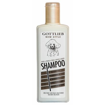 Beeztees Gottlieb Pudel šampon 300ml-pro černé pudly s makadam.olejem