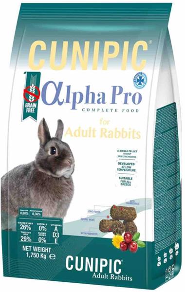 CUNIPIC, s.l. Cunipic Alpha Pro Rabbit Adult - králík dospělý 1,75 kg